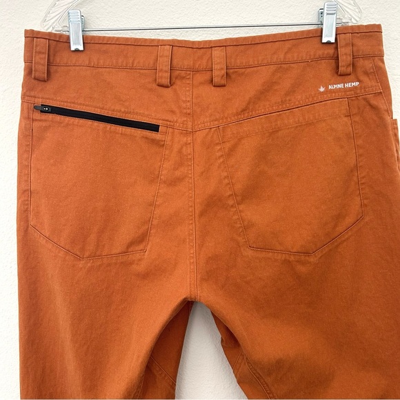 Salewa Fanes Utility Pant Gorpcore Outdoor Hemp Cotton Rust Size US36 XL- EU XXL - Picture 8 of 16
